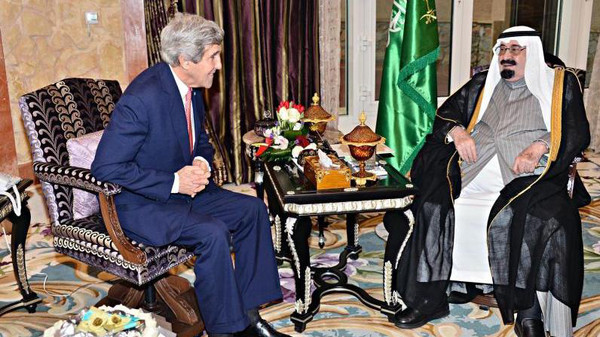  امریکی وزیر خارجہ کی سعودی، اردنی فرمانراؤں سے ملاقاتیں